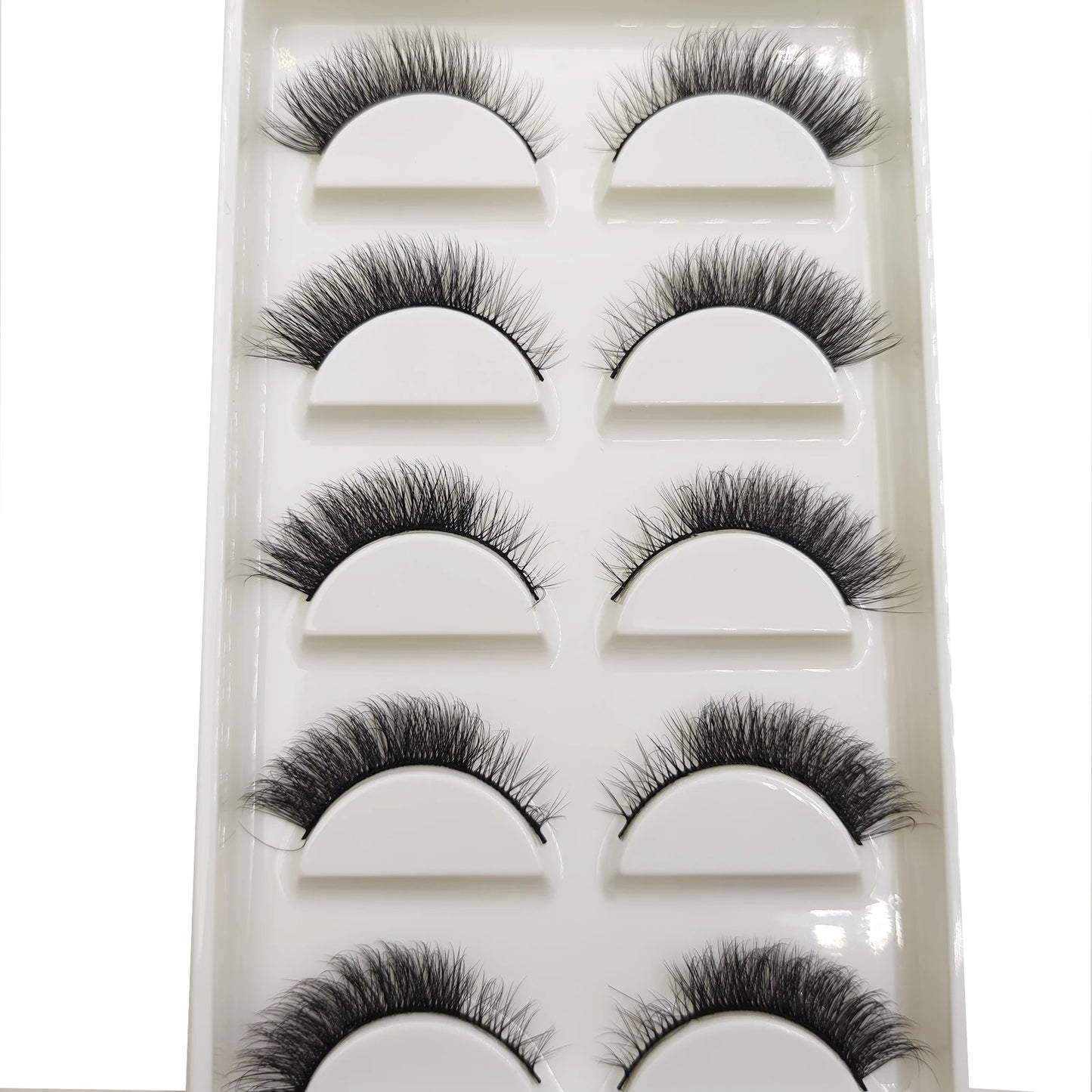 Naturliga 3D Mink Lösögonfransar, Makeup Lösögonfransar, Faux Cils, Makeup Skönhetsverktyg, Partihandel, 5 Par