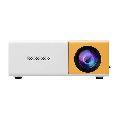 Delighted - Bärbar miniprojektor med stöd för Full HD 1080P - Inkluderar fjärrkontroll, USB-driven, perfekt för smartphones