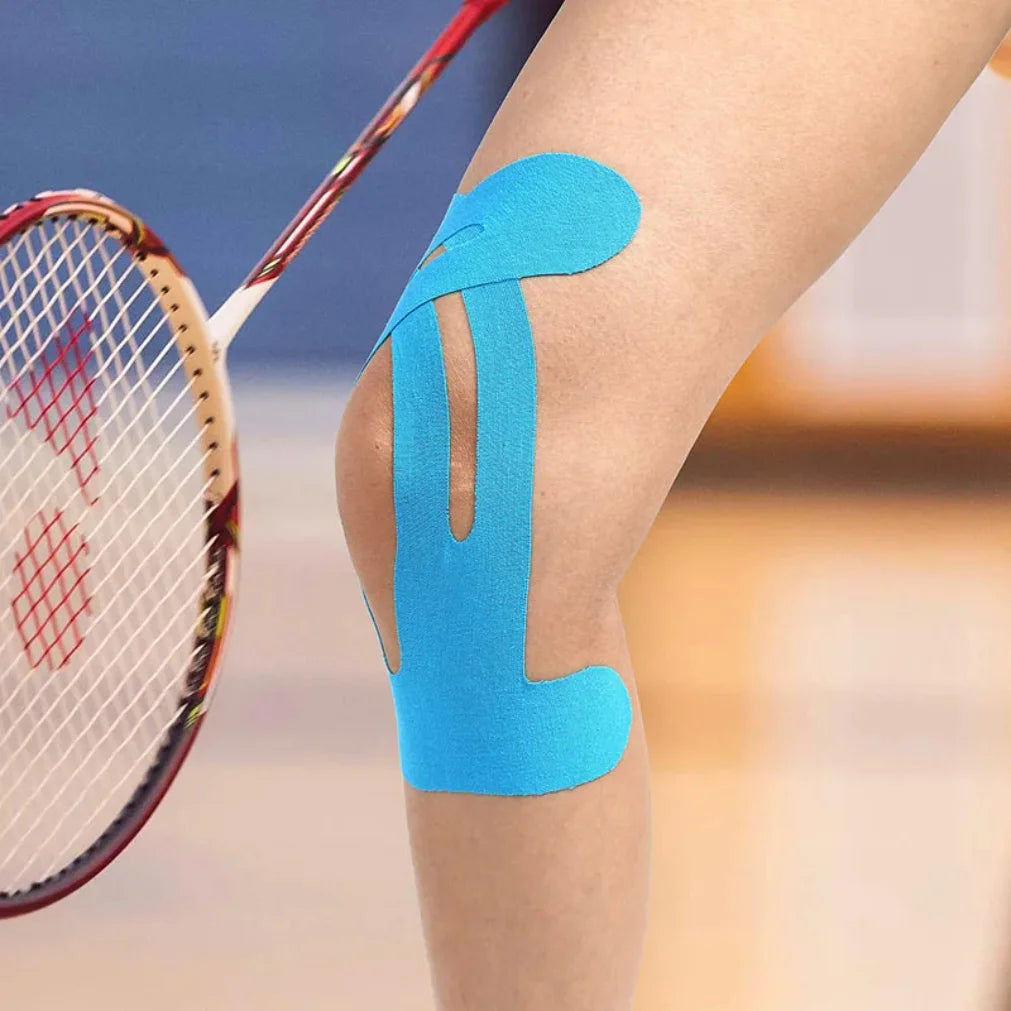 10 st. kinesiologitejper för knän, vattentät och andningsbar sporttejp, elastisk justerbar knäplast, för löpning, gym, vandring
