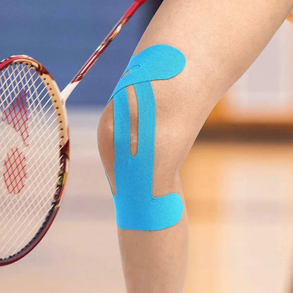 10 st. kinesiologitejper för knän, vattentät och andningsbar sporttejp, elastisk justerbar knäplast, för löpning, gym, vandring
