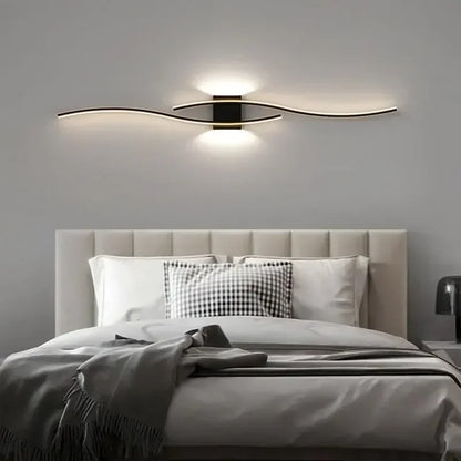 DAMIASMIL LED Modern Vägglampa Sovrum För Vardagsrum Bakgrund Sängbord Svart Vit Guld Vägglampa Dekorativ Belysningsarmatur