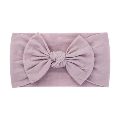 1 st baby nylon huvudduk astique lämplig nyfödd flicka blomma handgjort pannband elastiskt hårband turban småbarn håraccessoarer