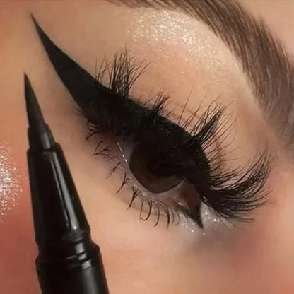 1/5/20 st. Varaktig Vattentät Flytande Eyeliner Icke-blekande Slät Snabbtorkande Eyelinerpenna Inget Bläckläckage Svart Eyeliner Makeup