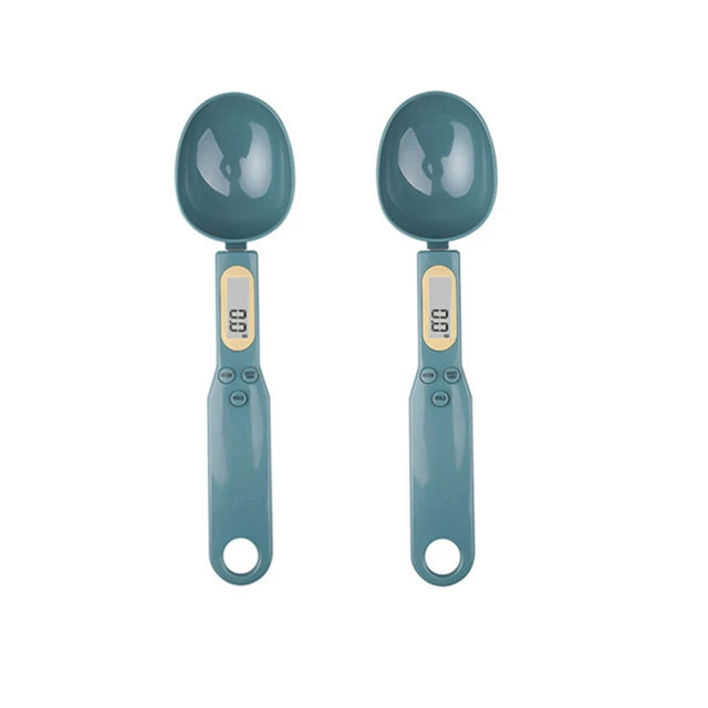 Mini Skedvåg Digital Köksvåg Elektronisk LCD Matvåg 0,1-500 g Matlagningsmjöl Mjölk Kaffe Pulver Vikt Mätsked
