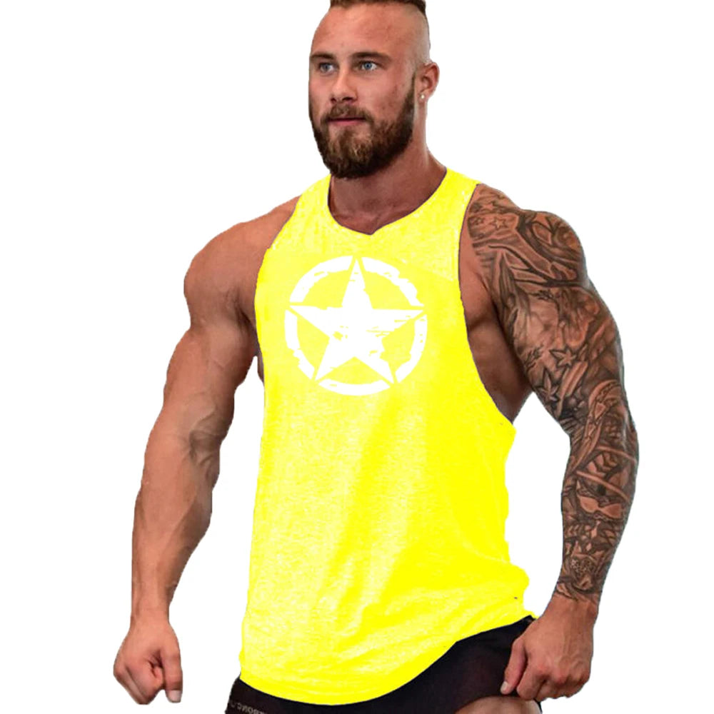 Ny het rea herrlinne med dödskalletryck, andningsbart linne, coolt linne, löpartröja i bomull, bodybuilding-linne, fitness-tröja, ärmlös