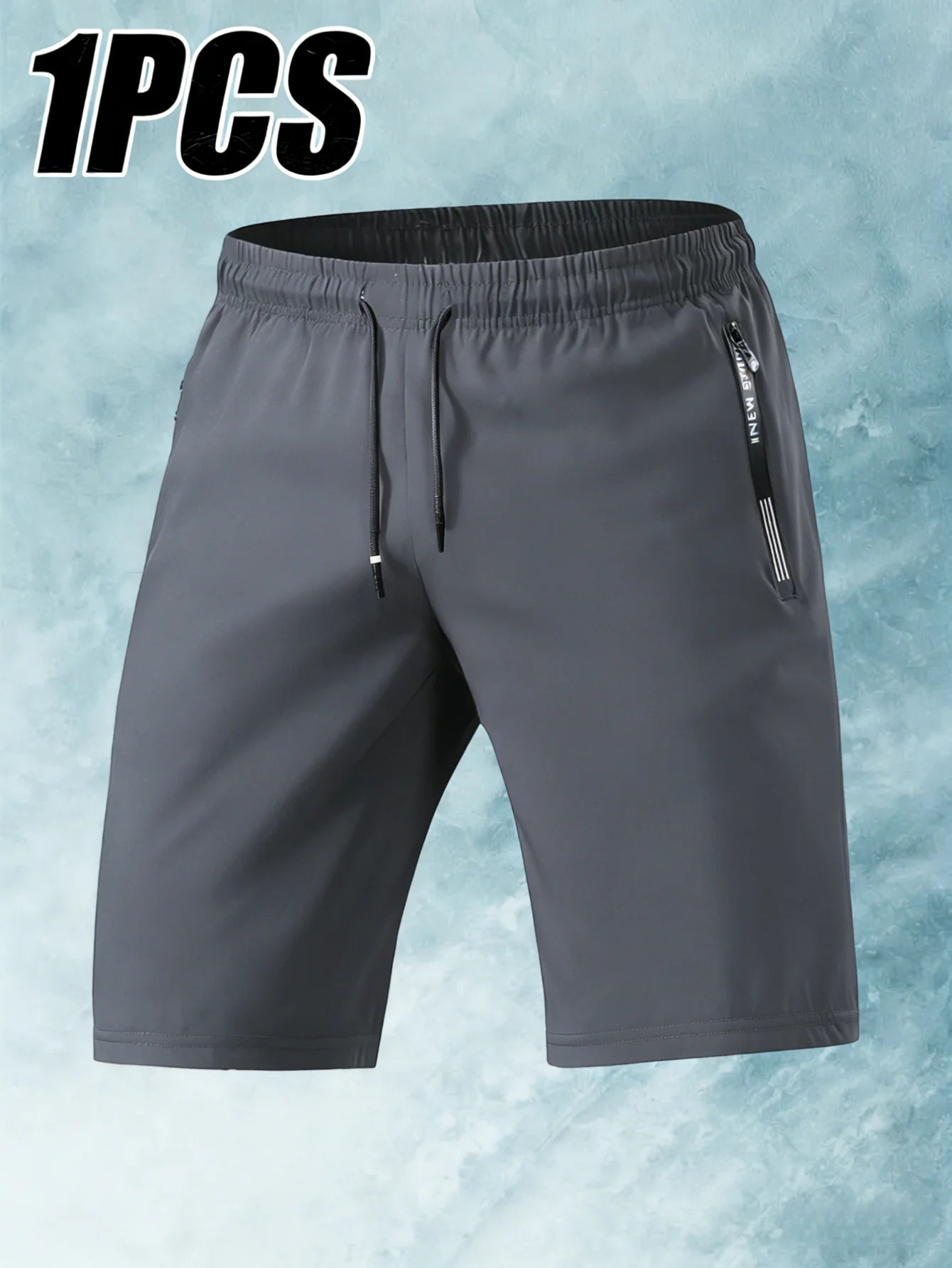 Sommar Herr 2-pack Herr Utomhussport Issiden Snabbtorkande Shorts Gym Löpning Tunn Version Tennis Sweatsuit Strand Herrshorts