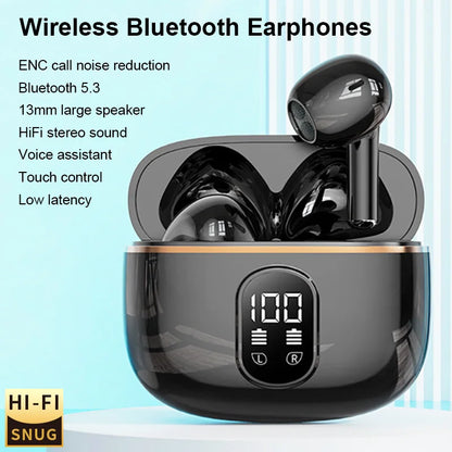 Nyaste Bluetooth-hörlurar Pro4-Plus trådlösa hörlurar HiFi-musik stereoheadset A87 Pods öronsnäckor TWS för Xiaomi iPhone Airpad