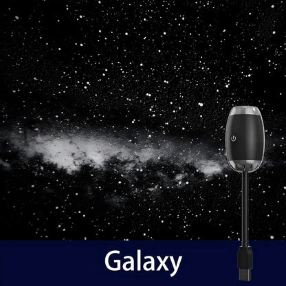 Mini USB-stjärnhimmelsprojektor med atmosfär vidvinkeldisplay för taket stjärnhimmel för spelrumsbelysning rumsdekoration väggpresent