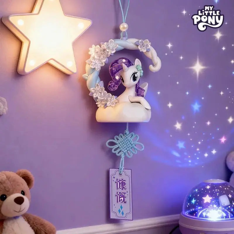 My Little Pony Capsule Toys Blomspråk Önskehänge Applejack Pinkie Pie Twilight Sparkle Fluttershy Blind Box Leksaker Äkta