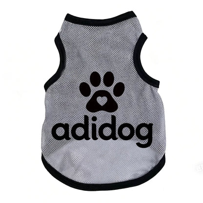 1 st. Andningsbar nätväst för husdjur, ärmlös katt- och hundkläder, ultralätta, svala kläder för bichon, teddy, chihuahua, valp, kattunge