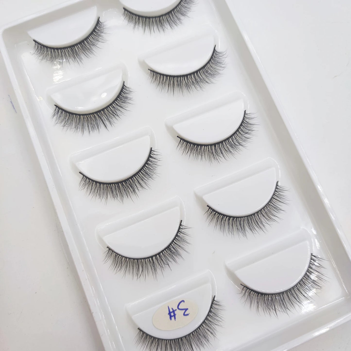 Naturliga 3D Mink Lösögonfransar, Makeup Lösögonfransar, Faux Cils, Makeup Skönhetsverktyg, Partihandel, 5 Par