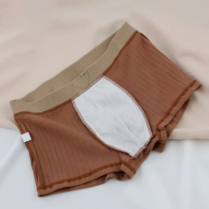 4 st. Herrunderkläder Bomull Herrboxershorts Medelhög Midja Andningsbara Herrtrosor Större Storlek 6XL - Massor av Mjuka Bekväma Herrboxershorts