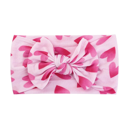 1 st baby nylon huvudduk astique lämplig nyfödd flicka blomma handgjort pannband elastiskt hårband turban småbarn håraccessoarer