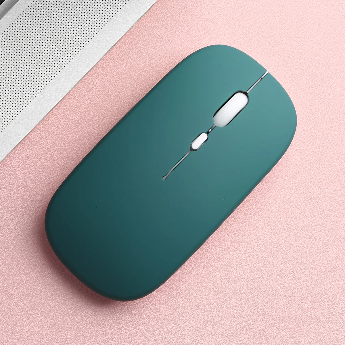 Trådlös Bluetooth-kompatibel mus Bärbar ergonomisk datormus För bärbar dator iPad Surfplatta Mobiltelefon Kontorsspelmus