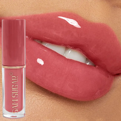 Clear Mirror Gloss Lipgloss Mini Lipgloss Oil Långvarigt återfuktande flytande läppstift Blekna läpplinjer Plumpande läppfärg Makeup