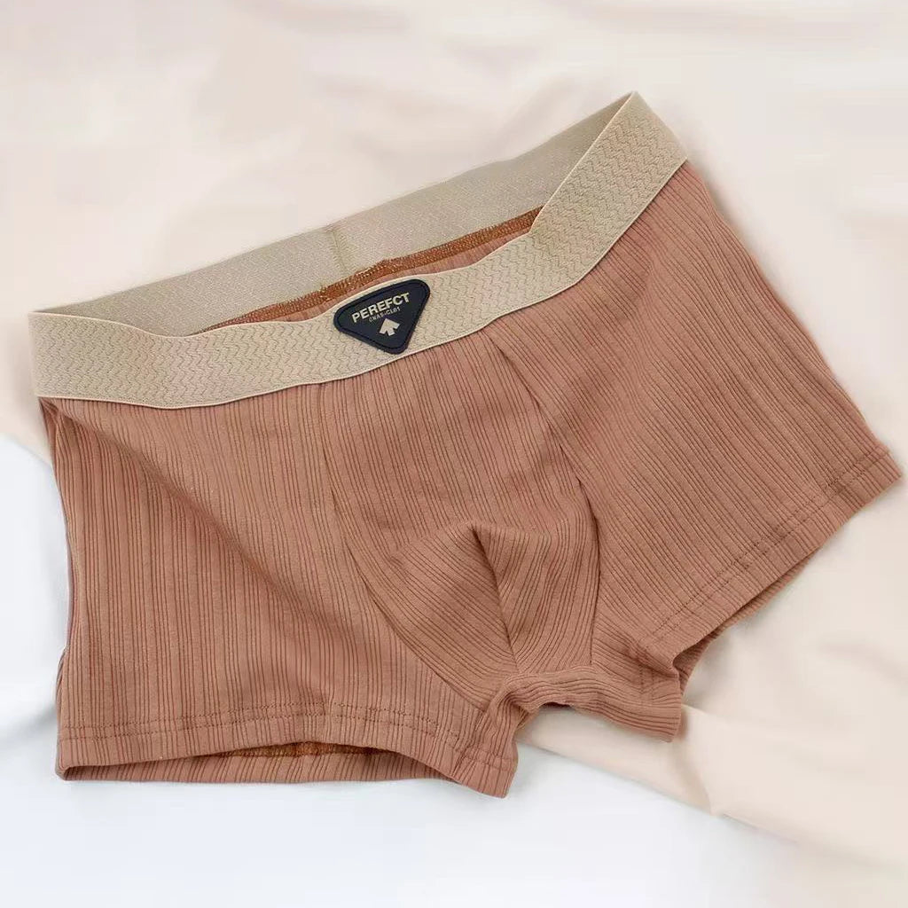 4 st. Herrunderkläder Bomull Herrboxershorts Medelhög Midja Andningsbara Herrtrosor Större Storlek 6XL - Massor av Mjuka Bekväma Herrboxershorts