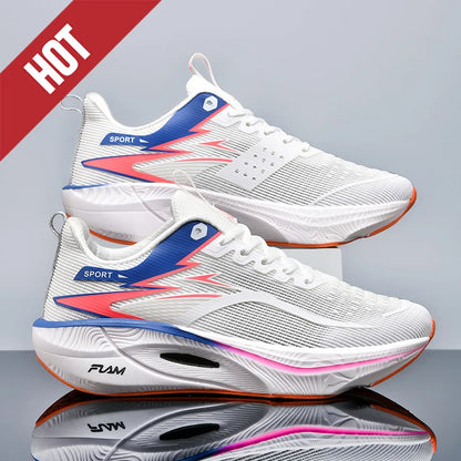 NYA Löparskor Carbon Board Marathon Herr Sport Andningsbara Lättvikt Dam Bekväma Atletiska Halkfria Sneakers Casual