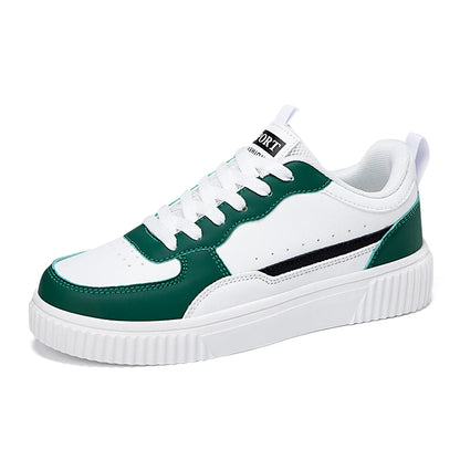 Mode Damskor Andningsbara Platta Skor Sneakers Vita Damskor Sport Löpning Utomhus Promenader Herrskor