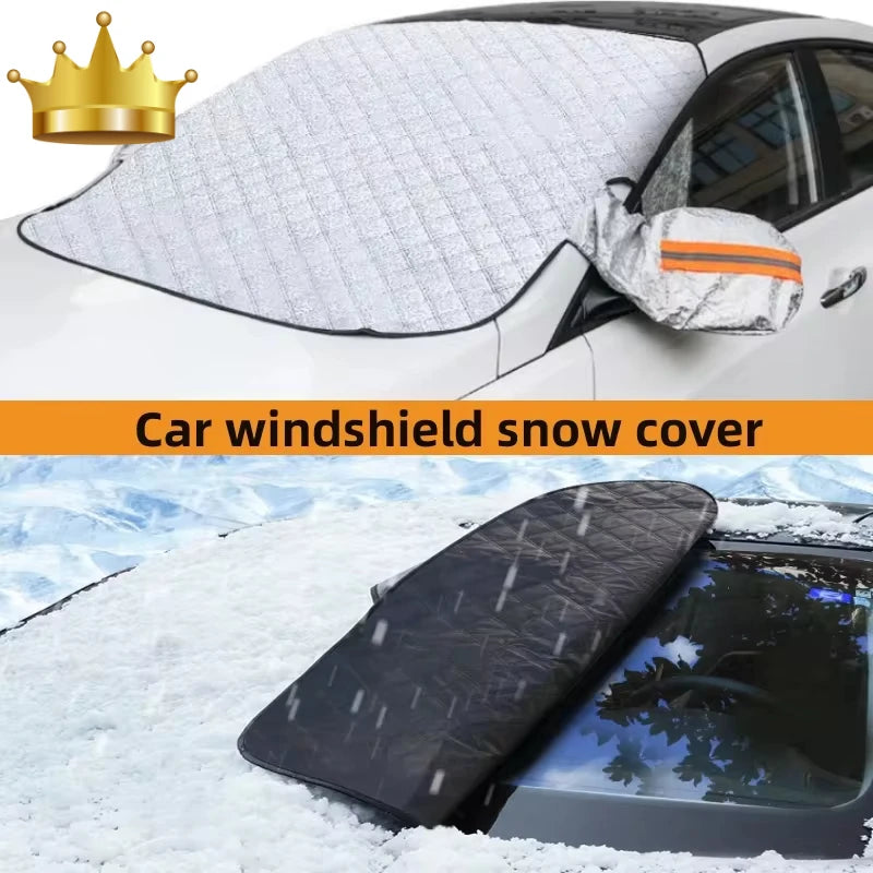 Bilskydd Vinter Vindruta Vindruta Vattentät Snö Is Frostskydd För Utomhuskörning Dammtät/Sol