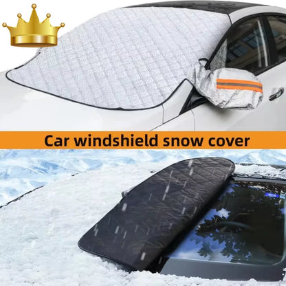 Bilskydd Vinter Vindruta Vindruta Vattentät Snö Is Frostskydd För Utomhuskörning Dammtät/Sol