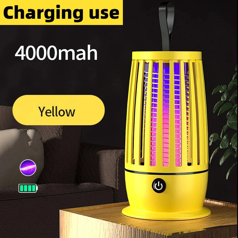Bärbar myggdödarlampa Elektrisk flugfälla Insektsdödare USB-uppladdningsbar utomhus ljudlös mygglampa insekt ny