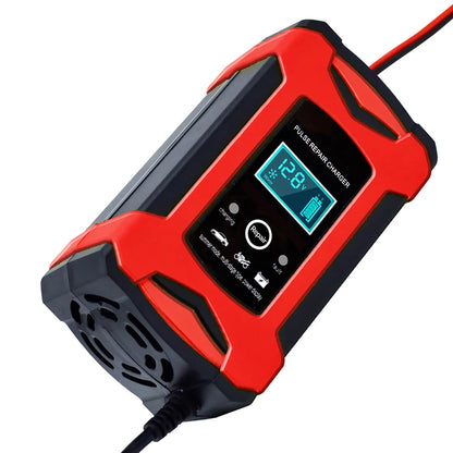 2V 6A bilbatteriladdare intelligent snabbladdning pulsreparationstyp full autostopp dubbelläge blysyra för motorcykellastbil