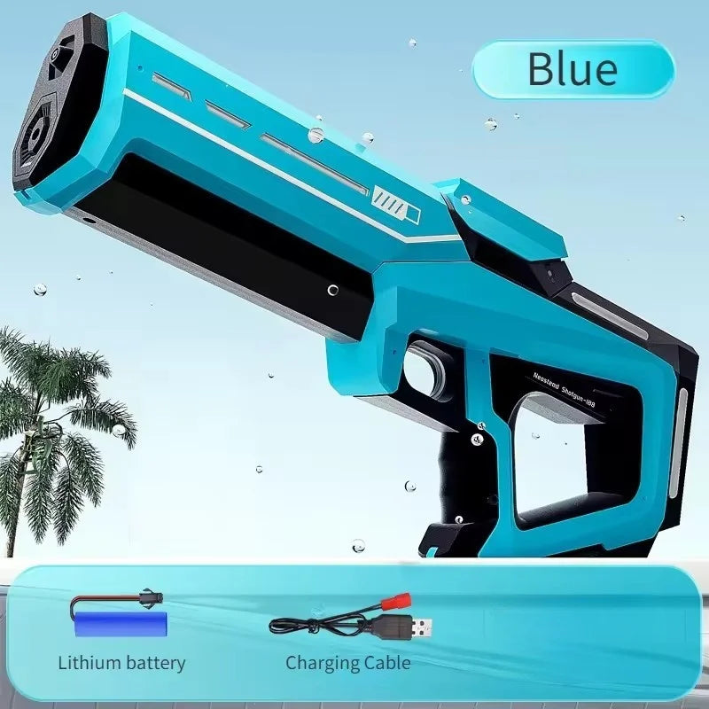 Absorberar automatiskt vatten Högtrycks Elektrisk Vattenpistol Leksaker För Barn Sommar Utomhus Pool Slåssspel Barn Vattenpistol Gåva