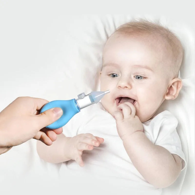 Silikon näsaspirator för babysugpump näsrengörare barn lugnande näsrengöringsanordning näsrengöringsverktyg