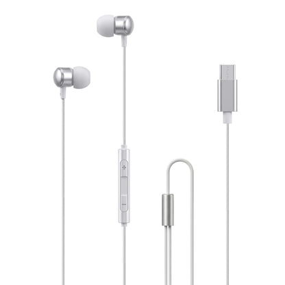 Brusreducerande trådbundna hörlurar Typ C trådbundna hörlurar med HD-mikrofon för Xiaomi Realme Samsung Galaxy S25 S24 S23 S22 S21
