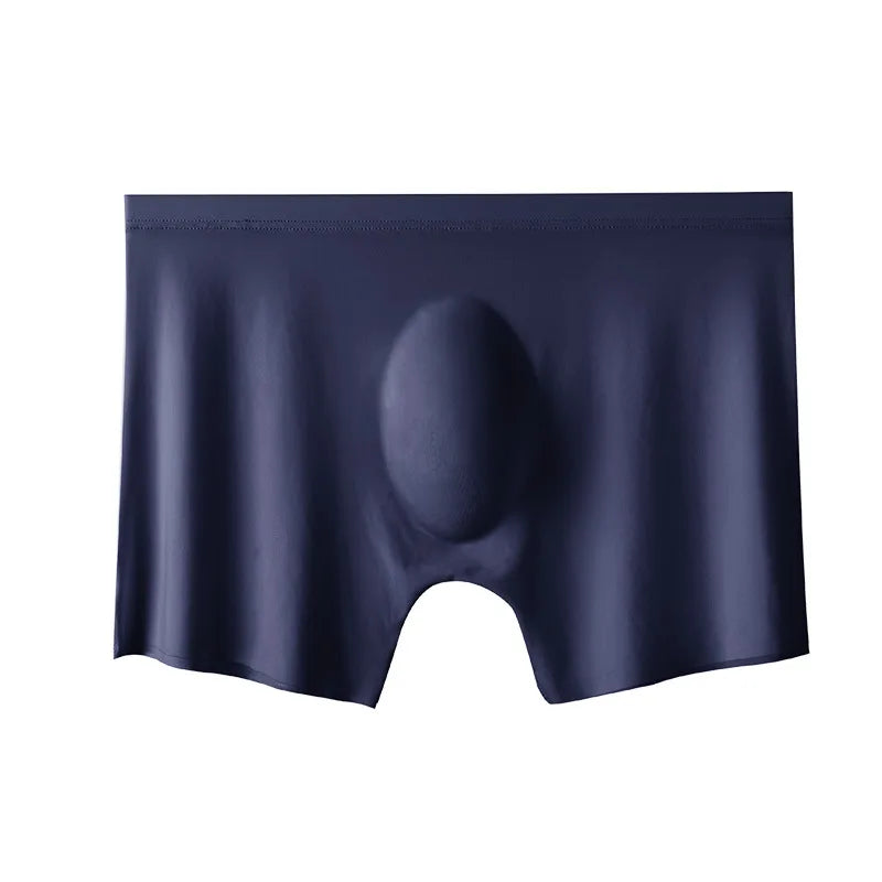 1 st. herrtrosor boxershorts issiden sömlösa sexiga underkläder herrkalsonger herr ultratunna andningsbara boxershorts L-4XL
