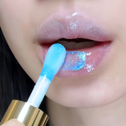 Herorange Star Shine Glitter Lip Gloss Shimmer Fine Glitter Långvarig Återfuktande Icke-klibbig Glansig Läppmakeup