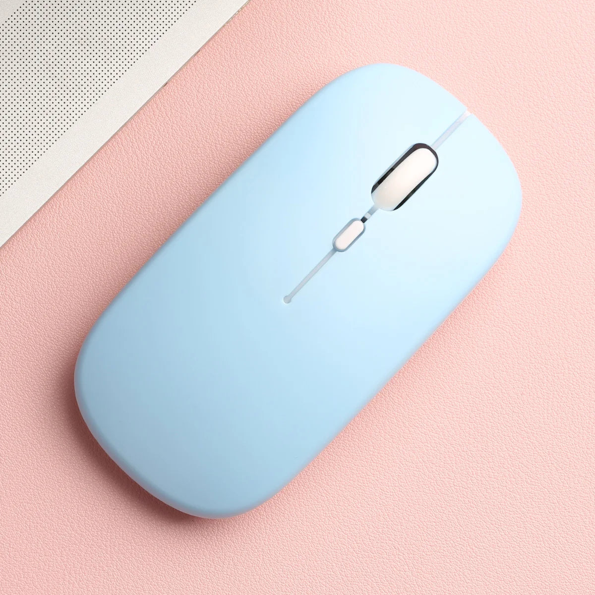 Trådlös Bluetooth-kompatibel mus Bärbar ergonomisk datormus För bärbar dator iPad Surfplatta Mobiltelefon Kontorsspelmus