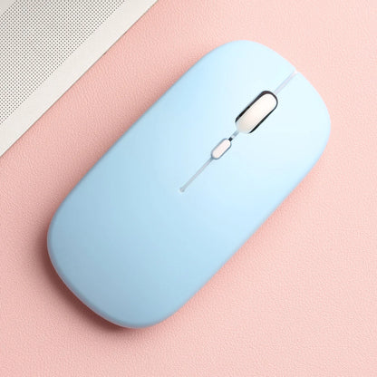 Trådlös Bluetooth-kompatibel mus Bärbar ergonomisk datormus För bärbar dator iPad Surfplatta Mobiltelefon Kontorsspelmus
