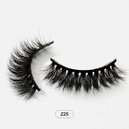 Makeup Minkfransar Fluffiga Mjuka Hela Lösögonfransar Naturliga Lösögonfransar Wispy Lash Extension