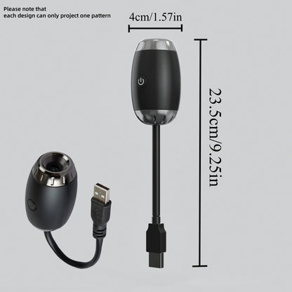 Mini USB-stjärnhimmelsprojektor med atmosfär vidvinkeldisplay för taket stjärnhimmel för spelrumsbelysning rumsdekoration väggpresent