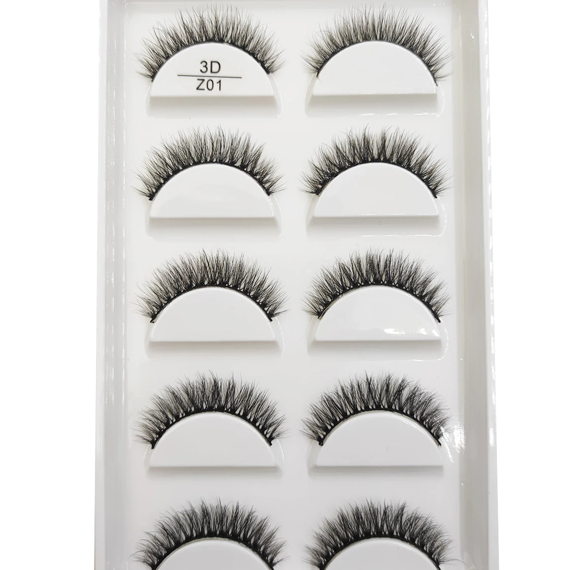 Naturliga 3D Mink Lösögonfransar, Makeup Lösögonfransar, Faux Cils, Makeup Skönhetsverktyg, Partihandel, 5 Par