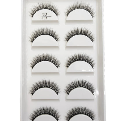 38 stilar 5 par ögonfransar naturliga 3D mink lösögonfransar smink lösögonfransar falska ögonfransar falska cils smink skönhetsverktyg grossist