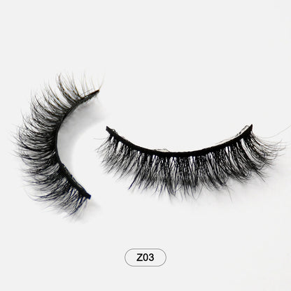 Makeup Minkfransar Fluffiga Mjuka Hela Lösögonfransar Naturliga Lösögonfransar Wispy Lash Extension