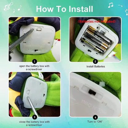 Talande Ara Papegoja Upprepa Vad Du Säger Gosedjur Plyschleksak Elektronisk Inspelning Animerad Fågel Talande Papegoja Husdjur Plyschleksaker