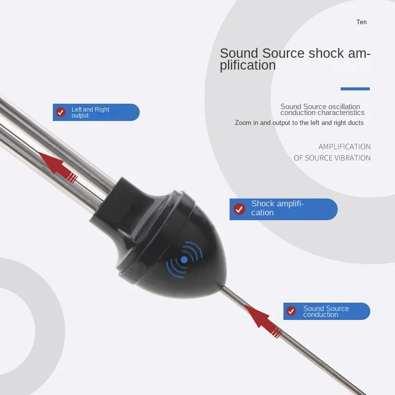 1 st autocylinderstetoskop, mekanikstetoskop bilmotorblockdiagnostik bilmotorhörselverktyg bildetektering
