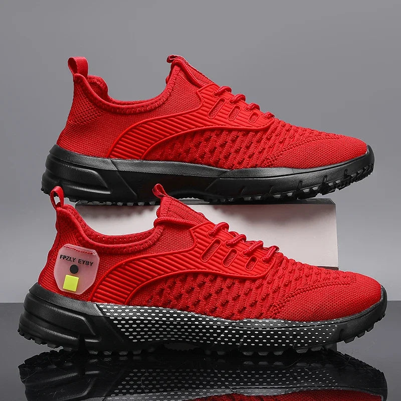 Unisex Sneakers Mode Herr Casual Skor Högkvalitativa Mesh Promenadskor Lätta Vulkaniserade Skor