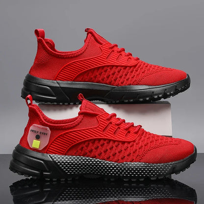 Unisex Sneakers Mode Herr Casual Skor Högkvalitativa Mesh Promenadskor Lätta Vulkaniserade Skor