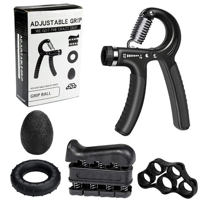 Gripper Justerbar R-Typ Handgrepp Övning Räknebar Styrketräning Stärkande Tång Fjäderfingernyp Handledsexpander
