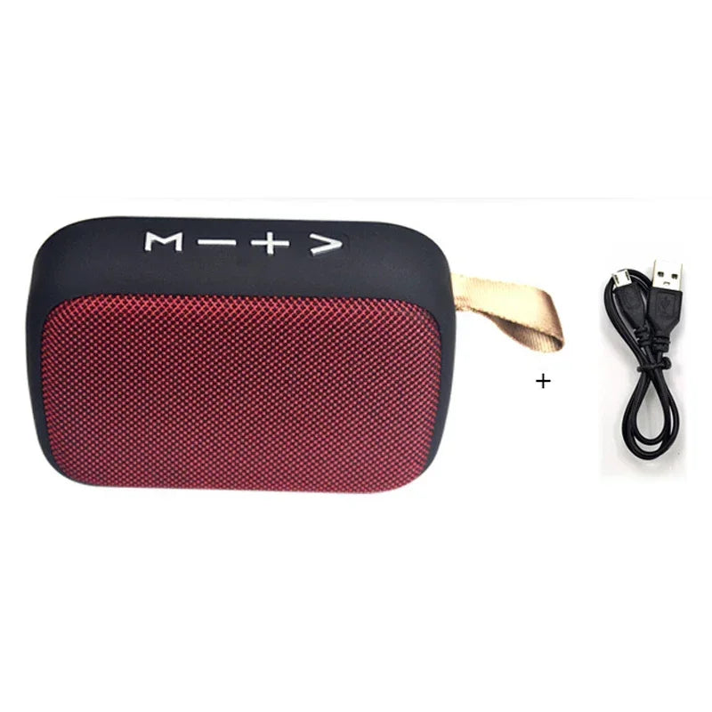 Tyghögtalare Bluetooth Trådlös anslutning Bärbar Utomhussport Ljud Stereo Stöd Tf-kort Mobiltelefon Universell