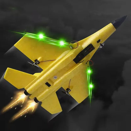 Fjärrstyrt flygplan SU35 RC-flygplan skumflygplan med LED-ljus 2.4G radiostyrt EPP jaktflygplan utomhusflygning leksak present