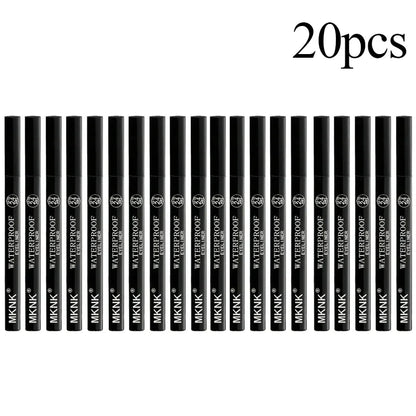 1/5/20 st. Varaktig Vattentät Flytande Eyeliner Icke-blekande Slät Snabbtorkande Eyelinerpenna Inget Bläckläckage Svart Eyeliner Makeup