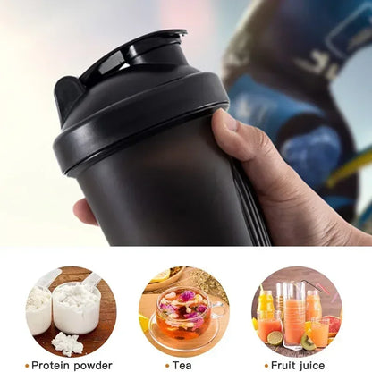 1-7 st shakerflaskor sportvattenkoppar vassleproteinpulvermixerflaska fitness gym shaker utomhus bärbar plastdryckkopp