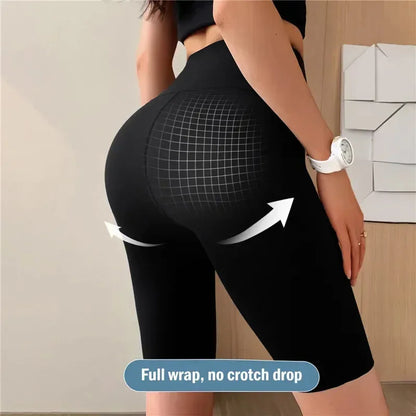 M-XL Damshorts Sport Shorts För Damer Nya Cykling Jogging Fitness Hög Midja Push Up Gymshorts Leggings Yogakläder