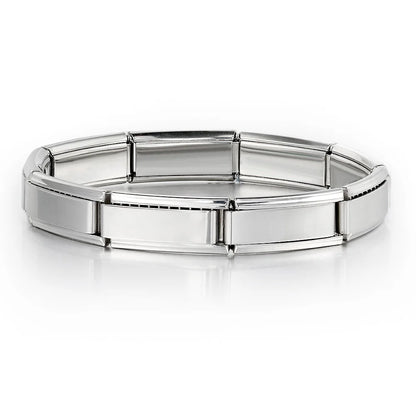 GEMOSA Mode Dam Herr Smycken 20*9mm Bredd Silver Färg Rostfritt Stål Armband Man Kvinna Fest Dagliga Tillbehör