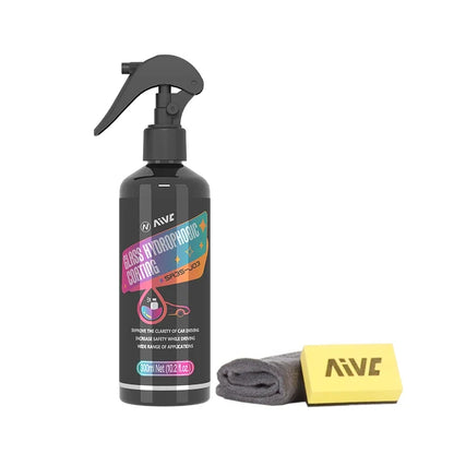 Vattenavvisande spray för bilglas, regnskyddande beläggning, hydrofob regnavvisande flytande spegelmask, vattentät polermedelskit